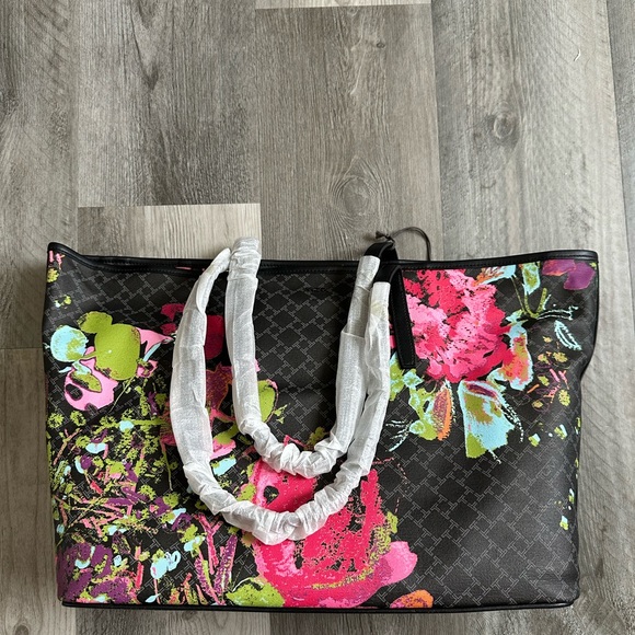 NWT Tumi Everyday Tote Collage Floral Print - Picture 2 of 7